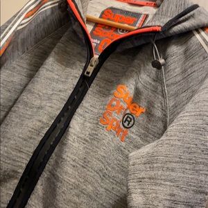 Super dry men’s XL zip up hoodie
